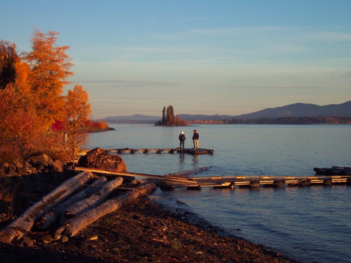 John Prince Research Forest lake view.