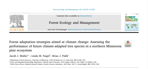 J.J. Muller et al. 2019 Forest Ecology & Management Article 