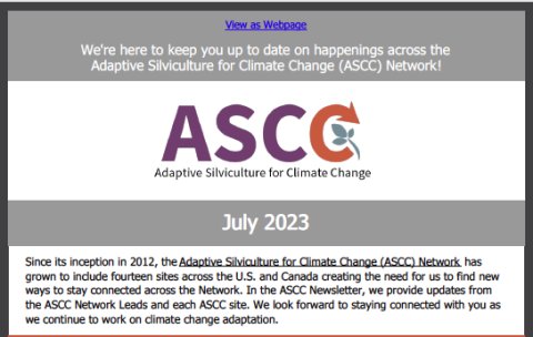 ASCC Network Newsletter and logo 