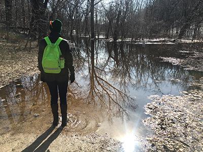 Increases in heavy precipitation and flooding events are key climate change concerns at the MNRRA; Photo Credit: Courtney Peterson, Colorado State University